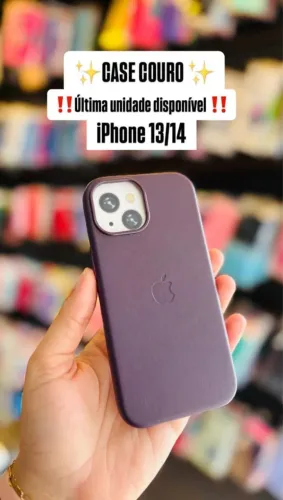 Case De Couro para iPhone 13/14 normal 