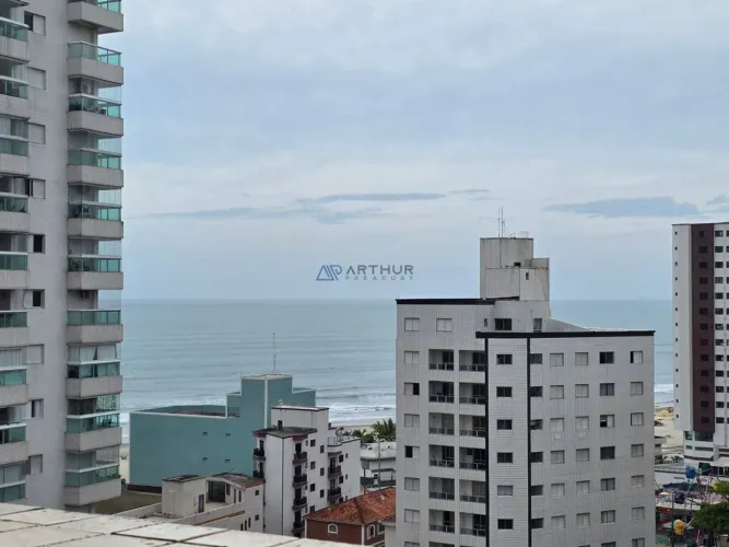 Cobertura Duplex à venda em Praia Grande na Ocian com vista para o mar