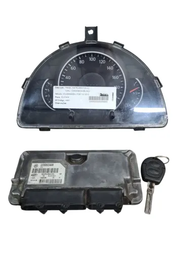 Kit Painel Modulo E Chave G4 1.0 Vw Gol 2005 A 2010