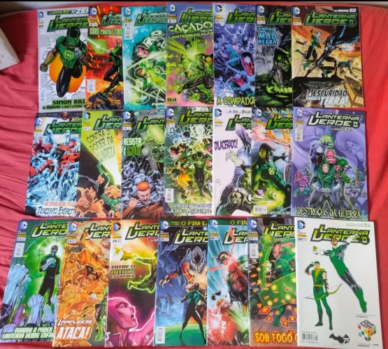 Lanterna Verde Novos 52 Completa. Editora Panini, HQs Quadrinhos Gibis Comics
