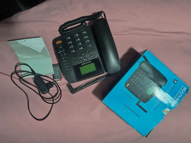 Telefone rural Multilaser nunca utilizado