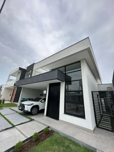 CONDOMINIO MORADA DOS PÁSSAROS, ALUGO CASA COM 03 SUITES COM PISCINA SEMI MOBILIADO