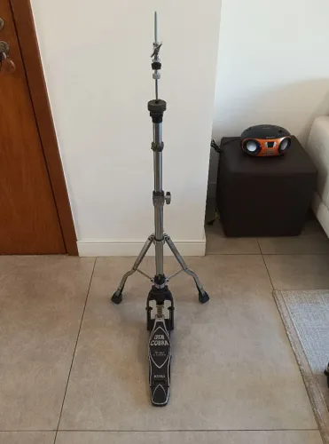 ## Máquina de chimbal para bateria Tama Iron Cobra HH905D Lever Glide, top, rara, ótima !!