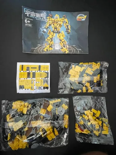 Blocos de Montar Robô Transformer 2 em 1 (Estilo Bumblebee)