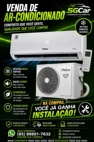Manutenção e venda de ar-condicionado