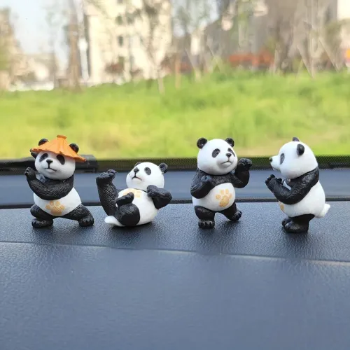 Kit Decoração Pandas 4 Peças