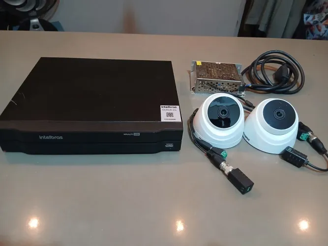 DVR intelbras 1080p ( Completo ) + 2 Cameras