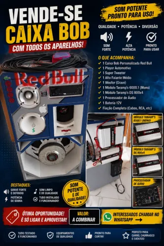 Caixa Bob Toca Forte 15