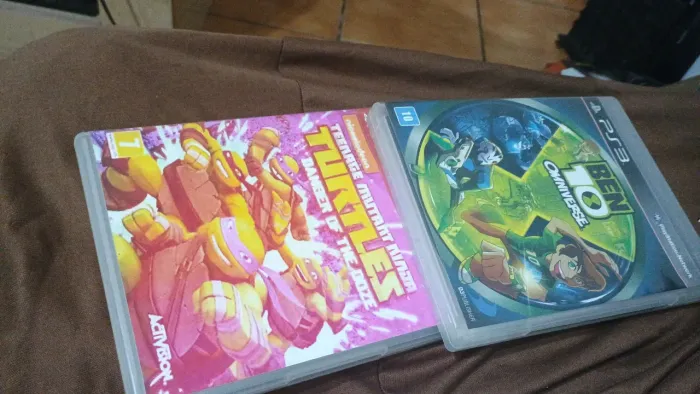 JOGOS PS3 ORIGINAIS BEM 10 & TARTARUGA NINJA. $100,00 OS 2