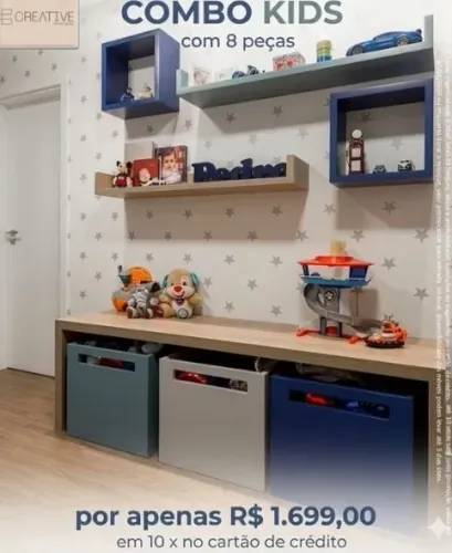 COMBO KIDS - MOVEIS PLANEJADOS - 8 PEÇAS