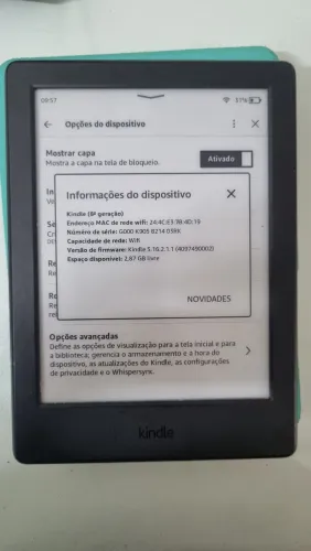 Kindle 8ª geração 