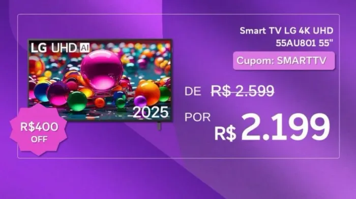 Tv Smart 55 polegadas 