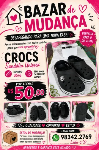 Sandália Crocs 35/6