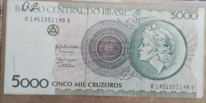 cédulas antigas para colecionador