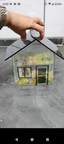 Aquário casinha para beta
