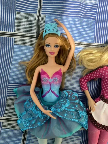 Lote 2 Bonecas Barbie - Bailarina Giselle e Confeiteira