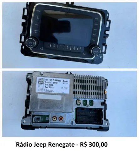 Raio para Carro Jeep Renegade 