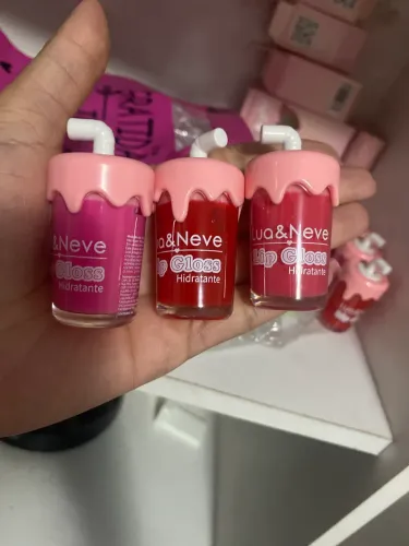Lip Glos disponíveis 