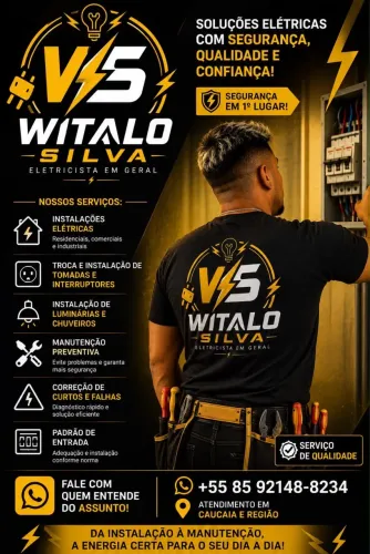 Elétrica em geral , predial e residencial faça já seu orçamento.