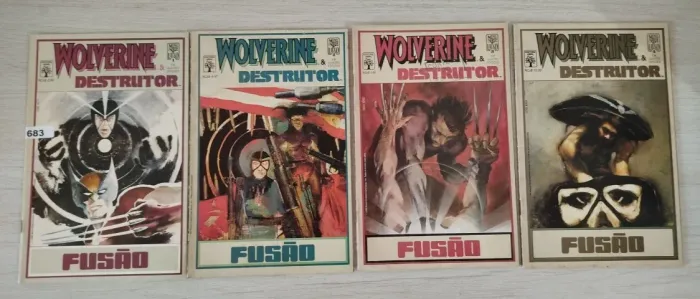 HQ Quadrinhos Wolverine e Destrutor - Fusão (completo em 4 edições)