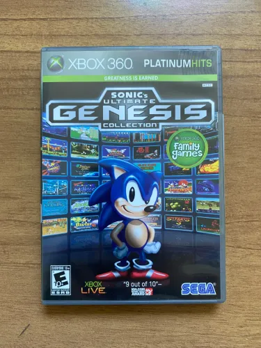 (LACRADO) XBOX 360 sonic ultimate Gênesis collection (COLECIONADOR)