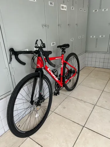 Bicicleta Speed Aro 700 Oggi Velloce Claris Vermelho 2026 Tamanho Do Quadro 48 Cm