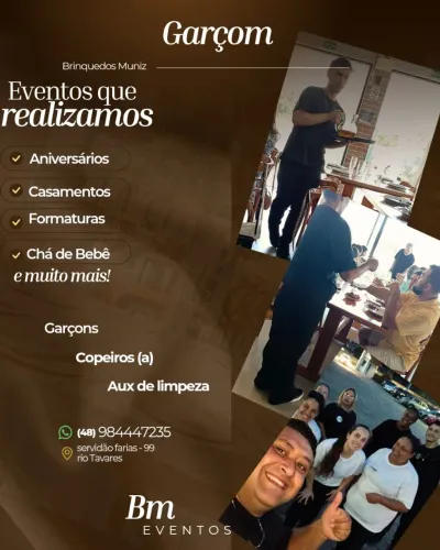 Garçons para festa ou eventos