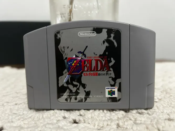 Fita Zelda Ocarina of Time e Majora Mask Nintendo 64