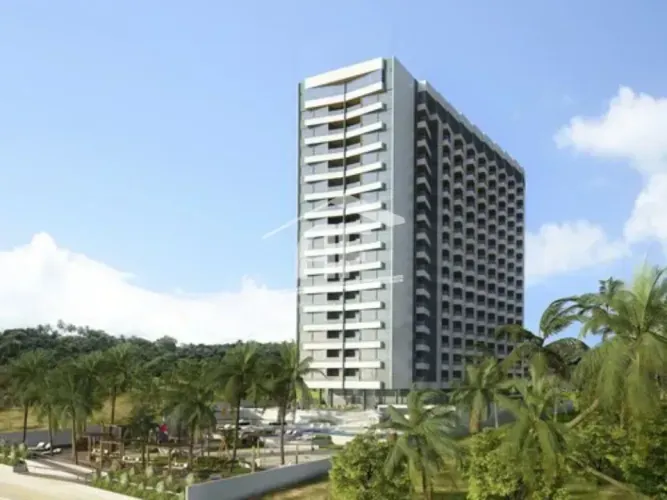 Excelente flat com 43m² na beira mar de Riacho Doce - Edifício Riacho Doce Beach Residence