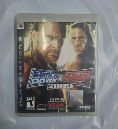 Smack Down vs RAW 2009 PS3 Mídia Física