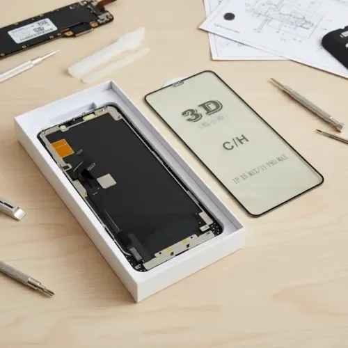 Tela Frontal Display Para Iphone 11 Pro Max Oled Jk + Pel 3d