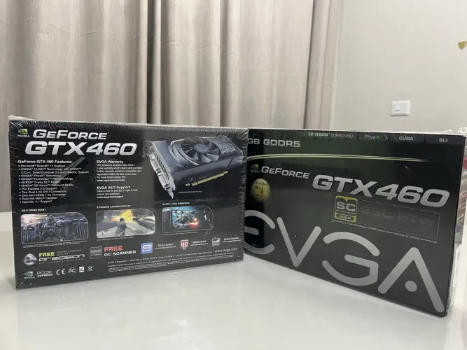 Placa de vídeo GTX 460 1GB GDDR5 (Lacradas) Super raridade