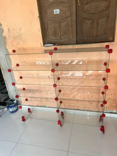 Balcão de vidro