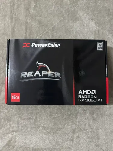 Rx9060xt 16gb nova zero lacrada nota fiscal e garantia 1 ano 