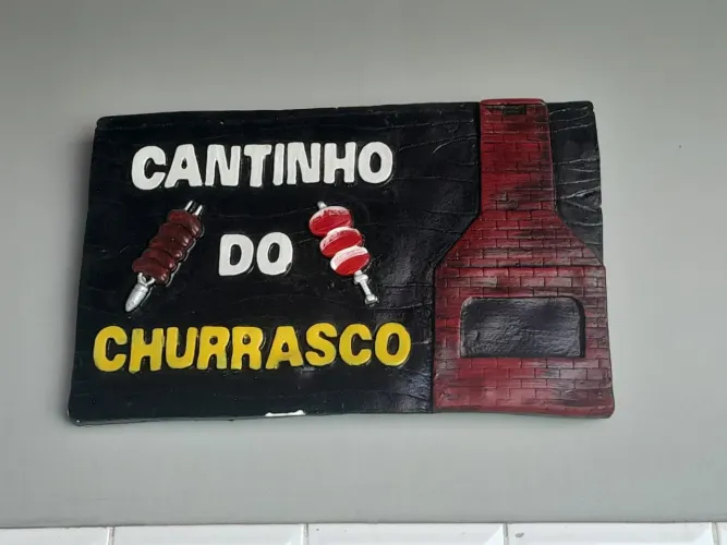 Placa Cantinho do Churrasco