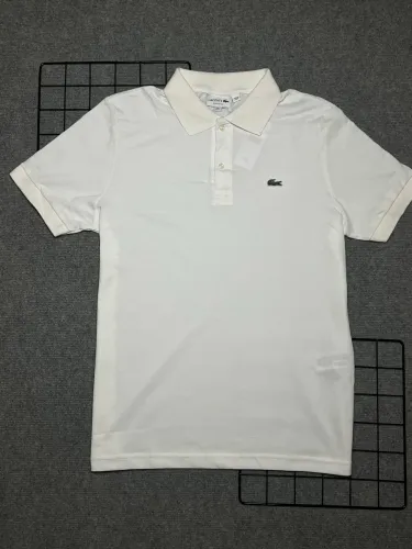 Camisa Polo Lacoste Branca Classic