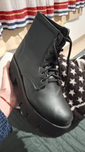 Bota plataforma tratorada