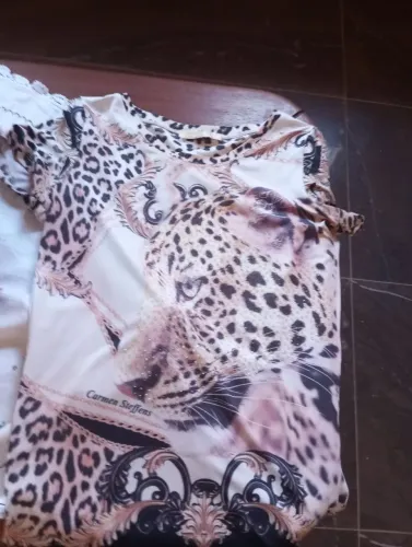 Blusa Carmem stefens Animal print