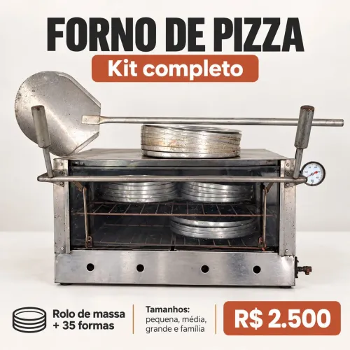 Forno de pizza e acessórios 