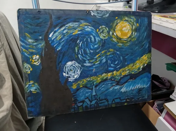 Quadro Noite Estrelada 
