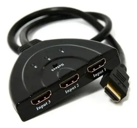 DIVISOR HDMI 4K 3 ENTRADAS E 1 SAÍDA