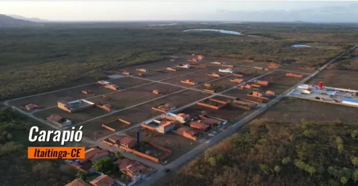 2 Terrenos à venda 8x30m no Loteamento Golden Ville Serra - Itaitinga