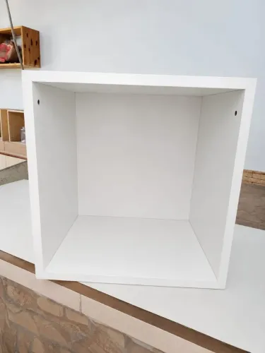 NICHO BRANCO MDF E LEVE OUTRO DE BRINDE