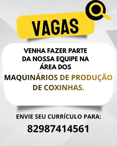 Maquina de Coxinhas - Preciso Operador Experiente