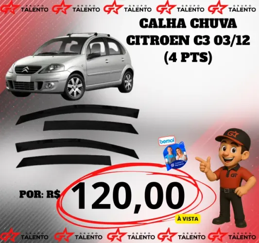 CALHA CHUVA C3(4PORTAS)