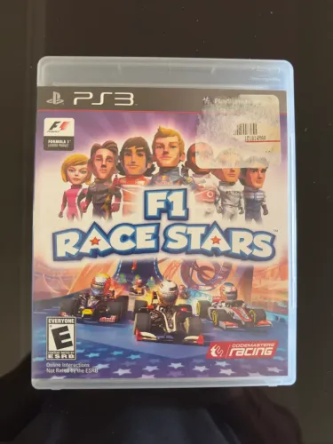 F1 Race Stars PS3 - mídia física original com manuais (excelente estado)