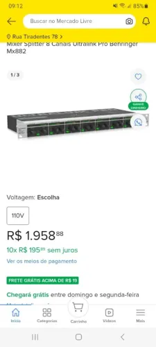 Console de mixagem