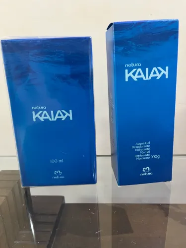 Kit Natura : Perfume Kaiak masculino com desodorante gel pós sol