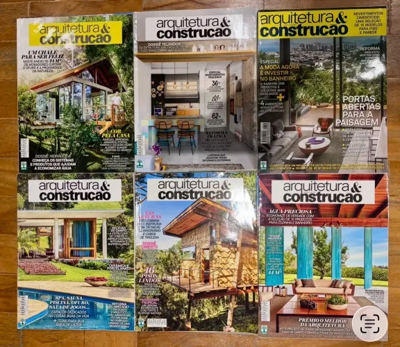 Acervo 3 - Revista Arquitetura e Construção - 18 edições