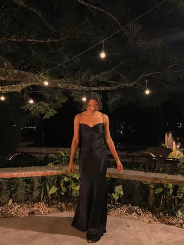 VESTIDO DE FESTA PRETO